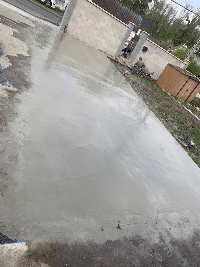 Réalisation d’une dalle en béton