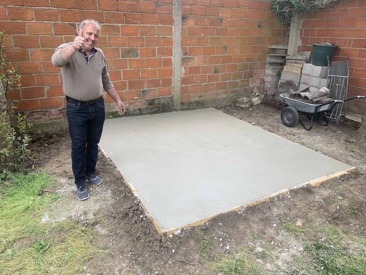 Réalisation d’une dalle en béton