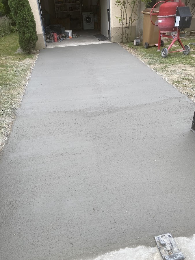 Réalisation d’une dalle béton