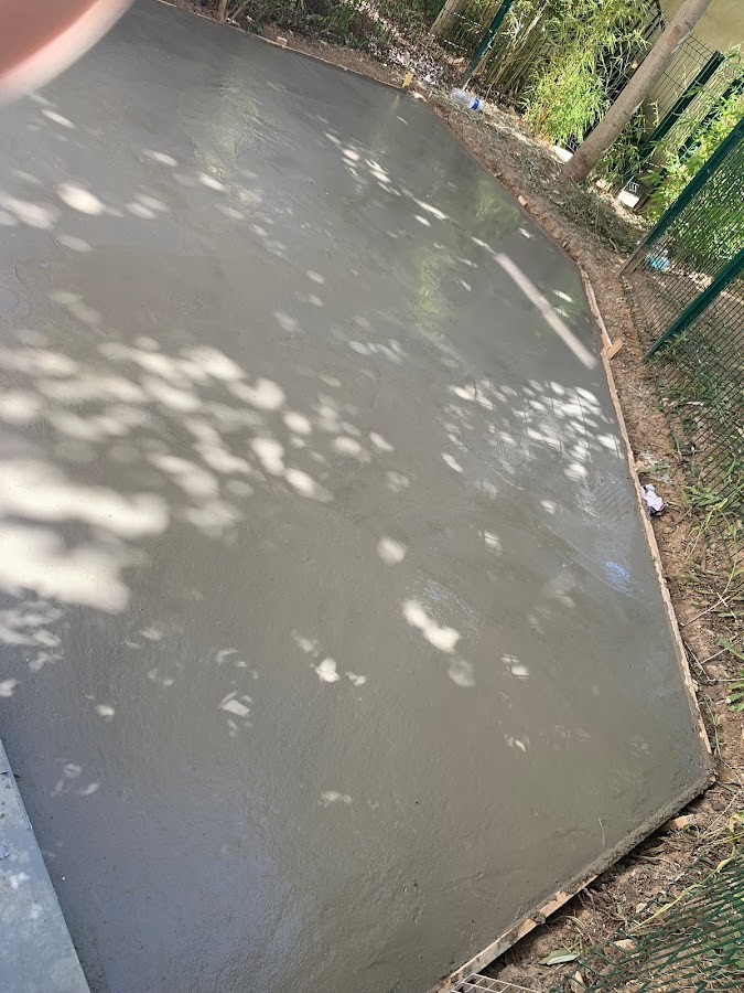 Réalisation d’une dalle en béton