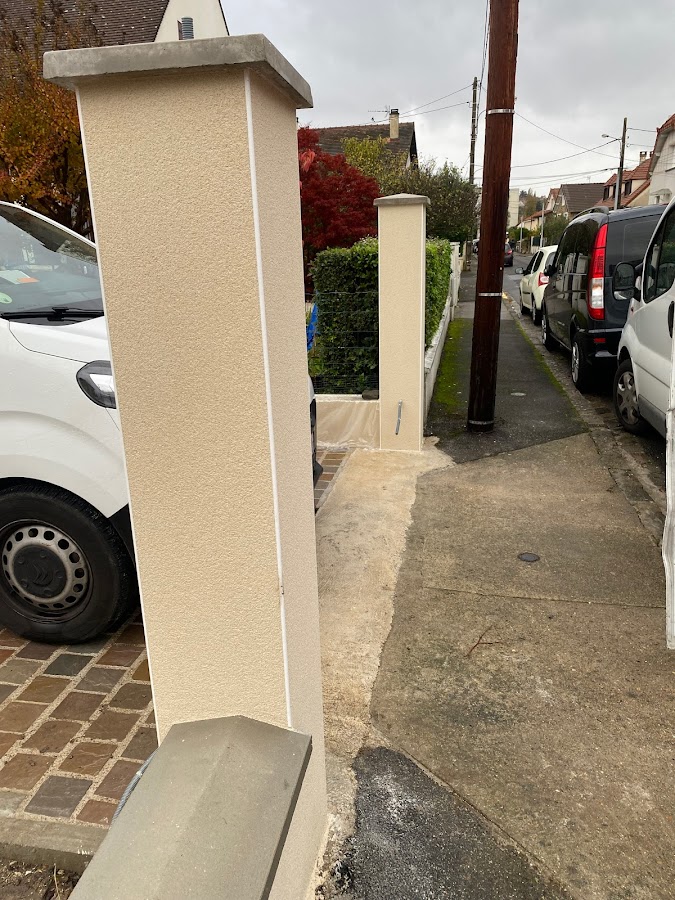 Réalisation 2 poteaux pilier