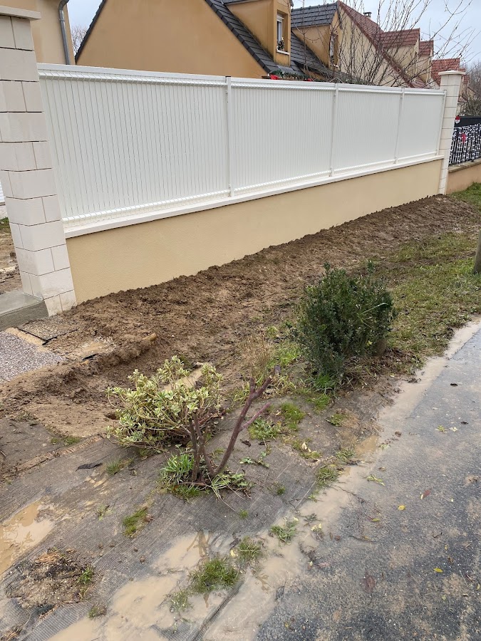 Réalisation d’un murs de clôture